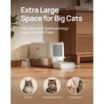thumbnail image 3 of Caja de arena para gatos Furkid XL de acero inoxidable con tapa y cuchara, color gris, 3 of 8