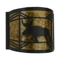 thumbnail image 2 of Meyda Tiffany 23822 Lone Moose 10" Tall Wall Sconce - Bronze, 2 of 6