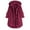 Wine#women's fleece jackets & coats warm, variant on FAVIPT Womens Oversized Button Down Sherpa Jacket Plus Size Fleece Hoodie Warm Winter Teddy Coat Outerwear