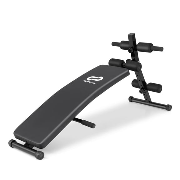 Airfind Adjustable FID Weight Bench for Home Gym with Preacher Curl Pad and Leg Hold Down and Weight Plate Storage and Quick Assembly for Strength Training, Black