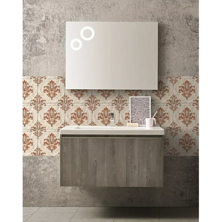J M Furniture Single Composition 18 Premium Bathroom Vanity Set With J M Furniture Single Composition 18 Premium Bathroom Vanity Set With Mirror