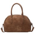 thumbnail image 1 of Bolso de hombro a la moda para mujer, de piel sintética de Color sólido, elegante bolso cruzado con correa ajustable, bolso de viaje Retro para viajes y vacaciones, 1 of 6