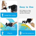 thumbnail image 5 of Electric Air Pump for Inflatables Portable Quick-Fill Air Pump with 3 Nozzle Inflator&Deflator Pumps, 5 of 5