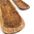 thumbnail image 6 of 18"-21.5" Baguette Dough Bowl Three Colors,  The New Dawn Decorative Wood Bowl, Table Center Piece, Wood Bowl + Moss Balls, 6 of 17