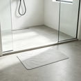 thumbnail image 4 of BSMAT Stone Bath Mat Diatomaceous Earth Shower Mat, 24"x16" Extra Thick Ultra Soft Bath Mat, Non-Slip Super Absorbent Diatomite Stone Mats for Bathroom Floor, Quick-Drying Easy to Clean(Gray), 4 of 6