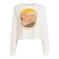 thumbnail image 3 of Be the Sunshine Women's Juniors Graphic Sweatshirt with Long Sleeves, Sizes XS-3XL, 3 of 4
