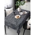 thumbnail image 2 of Mathematics Formulas Rectangle Tablecloth, Blackboard with Math Numerical Geometric Waterproof & StainResistant Tablecloth, Washable Oil-proof Table Cover for Dining/Party/Wedding/Buffet 54x108 In, 2 of 9