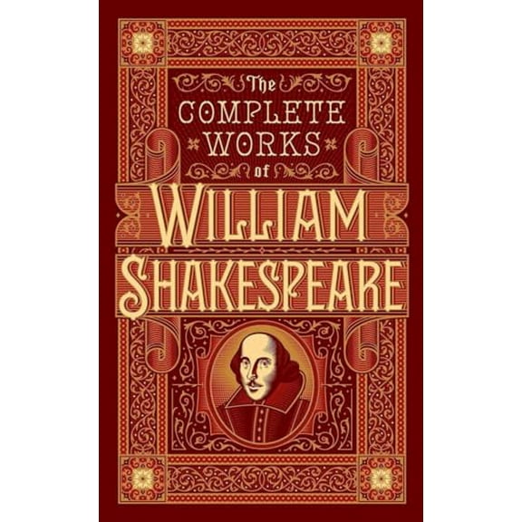 Pre-Owned The Complete Works of William Shakespeare (Barnes & Noble Leatherbound) (Barnes & Noble Leatherbound Classic Collection) Hardcover