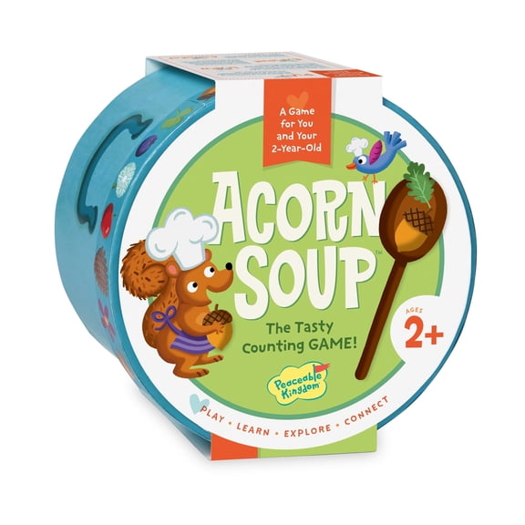 Peaceable Kingdom Acorn Soup Multicolor Kids & Family Game, Ages 2 , 35 Pieces, 1-Count