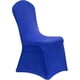 thumbnail image 1 of 10 uds., fundas para silla de comedor de Spandex azul real para sala de estar, protector universal de silla elástica para bodas, banquetes y fiestas Feliz Sencillez, 1 of 5