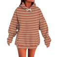thumbnail image 4 of JUSLIO Womens Sweatshirt Hooded Striped Hoodies Long Sleeve Casual Comfortable Everyday Sweatshirts, 4 of 4