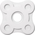 thumbnail image 1 of Ekena Millwork CMP16LA-04000 16 in. OD x 4 in. ID Square Luna Architectural Grade PVC Contemporary Ceiling Medallion, 1 of 1