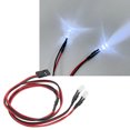 thumbnail image 4 of RC Car Spotlight, Low Power Consumption Plastic Strong Toughness LED RC Headlights  For 1/18 For 1/12 Round Lamp,Quadrate Lamp, 4 of 8