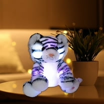 Usloyux 7.10 Inch LED Stuffed Tiger Lighting Up Plush Toys,Colorful Night Light Glowing and Huggable Soft Plush Toy for Kids Christmas,Birthday,Holiday Party Gifts