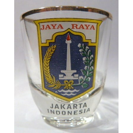 Indonesia Jakarta Shot Glass