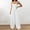 White, variant on LEKODE Summer Jumpsuits Wide Leg Pants Rompers with Pockets Flowy Jumpsuits for Women Backless Jumpsuit Ruched Rompers Sleeveless Jumpsuits Womens Summer Outfits Beige L