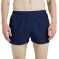 thumbnail image 1 of Aayomet Swimming Trunks for Men Solid Color Quick Drying Pant Plus Size Lace Up Seaside Holiday Shorts Beach (Dark Blue, S), 1 of 5