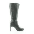 thumbnail image 3 of Naturalizer Women's Taelynn Knee High Boots Black Leather Wide Calf 9.5M, 3 of 8