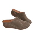 thumbnail image 2 of Crunowin Women's Wedge Heel Sandals, Closed Toe Trendy Style Casual Comfortable Shoes Khaki, 2 of 9