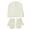 White, variant on Huowey Kids Baby Knitted Hat And Glove Set Versatile Solid Color Fall New Children Wool Pullover Hat Relaxed Fit Dailywear, S