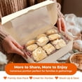 thumbnail image 4 of Apricot Pocket Cookies – Butter Cookie Shortbread with Apricot Filling, Powdered Sugar Dusted, Soft Cookie- Holiday Cookies, Christmas, Valentine Day, Birthday, Easter, Mother's Day-8oz, 4 of 5