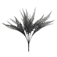 thumbnail image 2 of sunsanly 4Pcs/Set Artificial Fern 7 Branch UV Resistant Home Office Wedding Faux Greenery Plastic Plants Indoor Outdoor Garden Yard Decoration Photo Props, 2 of 7