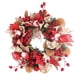 thumbnail image 1 of Corona navideña de 40 cm: corona navideña para decorar puertas, decoración navideña con abeto y bayas, decoración navideña tradicional, 1 of 5