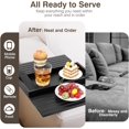 thumbnail image 2 of Kssiaz Couch Arm Tray  Bamboo Sofa Tray Table for Couch  Sofa Armrest Tray Table  -Slip Armrest Organizer  Foldable Couch Cup Holder for Snacks  Phone  Control  Cups  Natural, 2 of 7