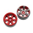 thumbnail image 3 of RC Wheels Crawler Cars Accesorios Control remoto Herramientas de coche Motores de juguete Suministros Reemplazo para SCX10 90027 90028 90034 90044 Rojo 4 Pack Inevent FN000803-01, 3 of 7