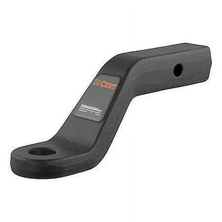 CURT 45341 Forged Trailer Hitch Ball Mount, Fits 2-Inch Receiver, 17,000 lbs, 1-1/4-Inch Hole, 4-Inch Drop, 3-Inch Rise