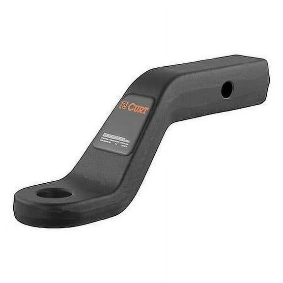 CURT 45341 Forged Trailer Hitch Ball Mount, Fits 2-Inch Receiver, 17,000 lbs, 1-1/4-Inch Hole, 4-Inch Drop, 3-Inch Rise