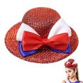 thumbnail image 1 of Sombrero decorativo para fiesta del Día de la Independencia, sombrero de fiesta con lentejuelas, recuerdo de fiesta del Día de la Independencia para niños, sombrero de fiesta, 1 of 7