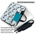 thumbnail image 2 of Lsque Dachshund Dog Puppy Pattern Laptop Bag – Portable & Slim Single-Shoulder Computer Case with Adjustable Strap, Protective, Lightweight for 13”/14”/15.6” Laptops, 2 of 8