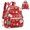Christmas Holiday Print, variant on Mini Fashion Backpack with Heart Butterfly Print, Lightweight Polyester Daypack for Women, Travel and Daily Use