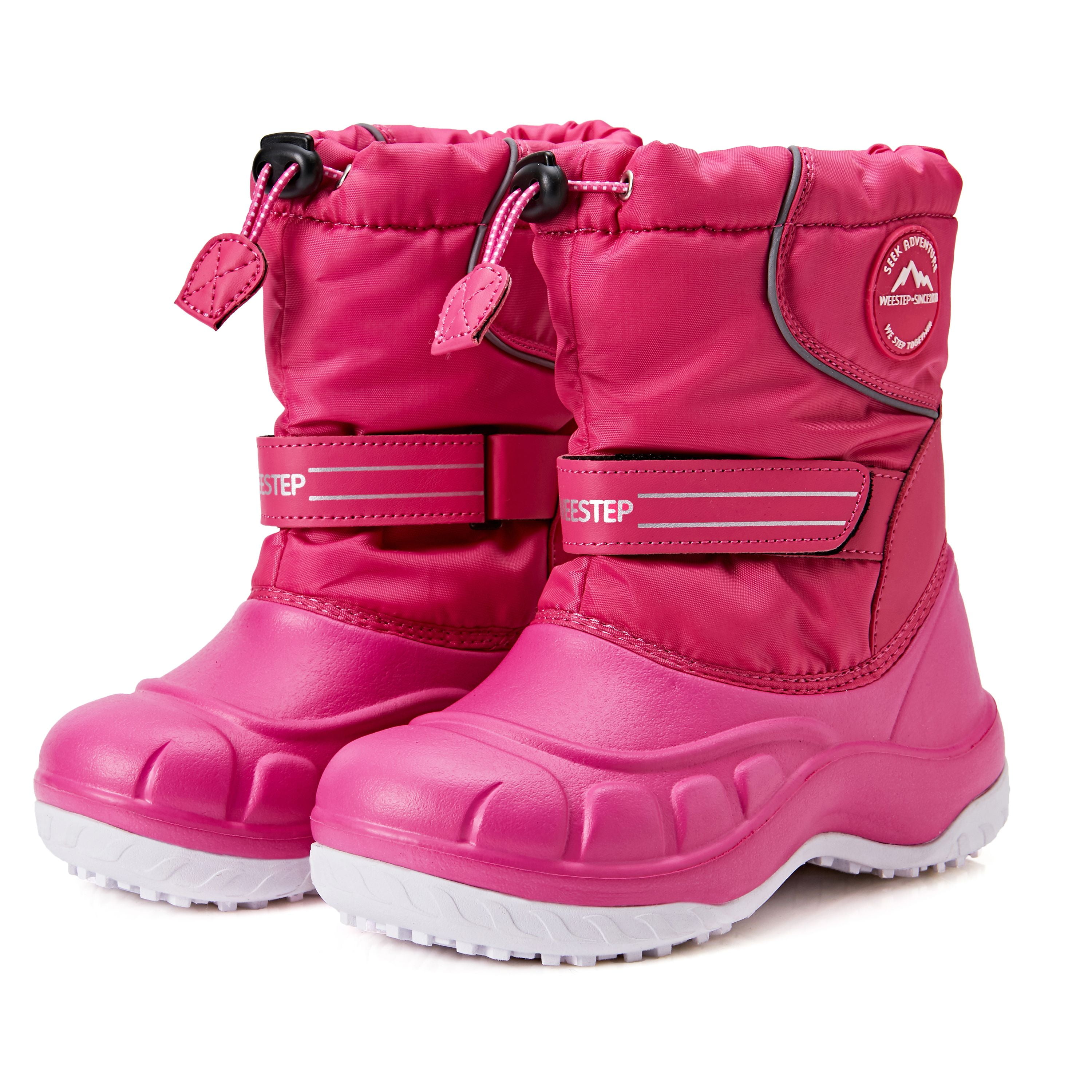 Weestep Toddler Kids Waterproof Snow Winter Boots for Girls and Boys ...