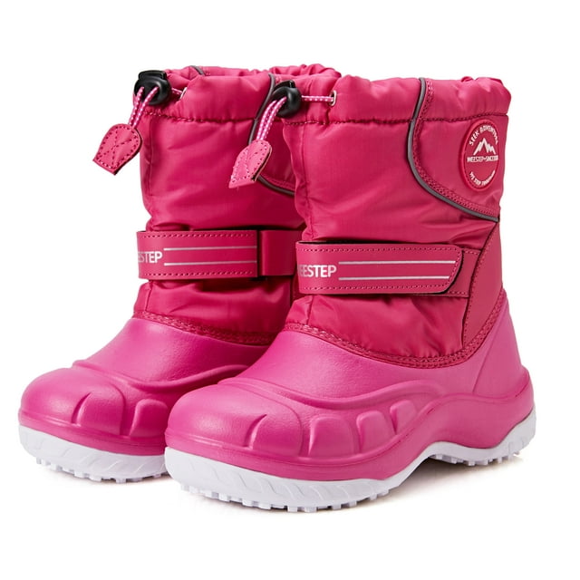 Weestep Toddler Kids Waterproof Snow Winter Boots for Girls and Boys