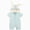 Mint Green, variant on Baby Onesies Boy Infant Toddler Boys Girls Solid Zipper Hooded Rabbit Bunny Casual Romper Jumpsuit Playsuit Sunsuit Clothes