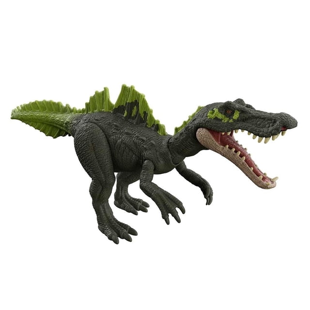 Dinosaurio de juguete MATTEL Jurassic World Ichthyovenator Ruge y Ataca