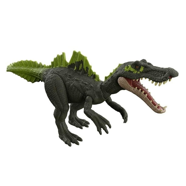 Dinosaurio de juguete MATTEL Jurassic World Ichthyovenator Ruge y Ataca