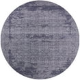 thumbnail image 1 of Ahgly Company Indoor Round Mid-Century Modern Purple Navy Blue Oriental Area Rugs, 7' Round, 1 of 6