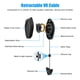 thumbnail image 2 of Sistema de polea de techo retráctil de gestión de cables NikouMX compatible con Oculus Quest Quest 2 Rift Rift S Valve Index HTC Vive HP Reverb G2 PSVR, 2 of 8