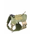 thumbnail image 1 of Chaleco táctico para perros Chinichu para entrenamiento de caminar, color verde, 1 of 9
