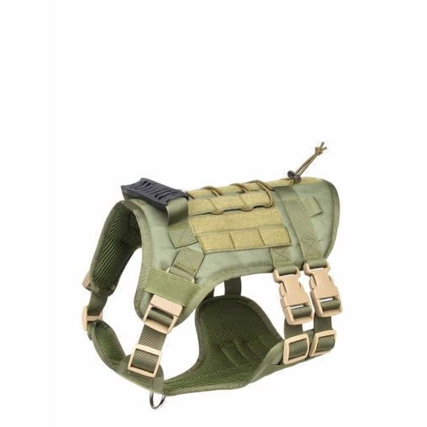Chaleco táctico para perros Chinichu para entrenamiento de caminar, color verde
