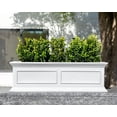 thumbnail image 5 of Veradek Brixton Window Box 36" Plastic Planter - White, 5 of 9