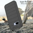 thumbnail image 3 of Asuwish Compatible with Google Pixel 9A Phone Case Hybrid Rugged Shockproof Hard Protective Drop Proof Full Body Heavy Duty Mobile Cell Cover for Pixel9A A9 5G Women Men Black, 3 of 6