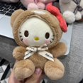 thumbnail image 1 of Fitspi Kt-Llavero con colgante de muñeco de peluche de gato Sanrioed, bolso escolar de peluche suave de dibujos animados de Anime, colgante, adorno de peluche, regalos, 1 of 4