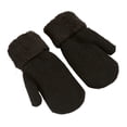 thumbnail image 5 of Callipe 1 Pair Unisex Winter Mittens Double-layer Thickened Plush Knitted Anti-slip Cold Weather Driving Golfing Skiing Skating Gloves, 5 of 8