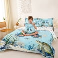 thumbnail image 4 of Erosebridal Ocean Style Kids 7-Piece Twin Bedding Sets,Cartoon Animal Monogrammed K Bedding Comforter Set For Kids,Reversible, 4 of 7