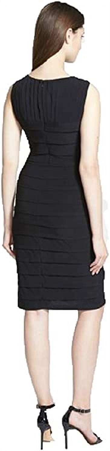 open lace back dress Adrianna Papell Pleated Tie Waist Midi Dress