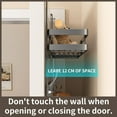 thumbnail image 6 of Over The Door Hooks Organizer, Coat Rack Over The Door Storage Hanger Towel Rack with Mesh Baskets and 10 Hooks, Back of Door Storage Organizer for Bathroom, Bedroom, Kitchen, Office, 6 of 9